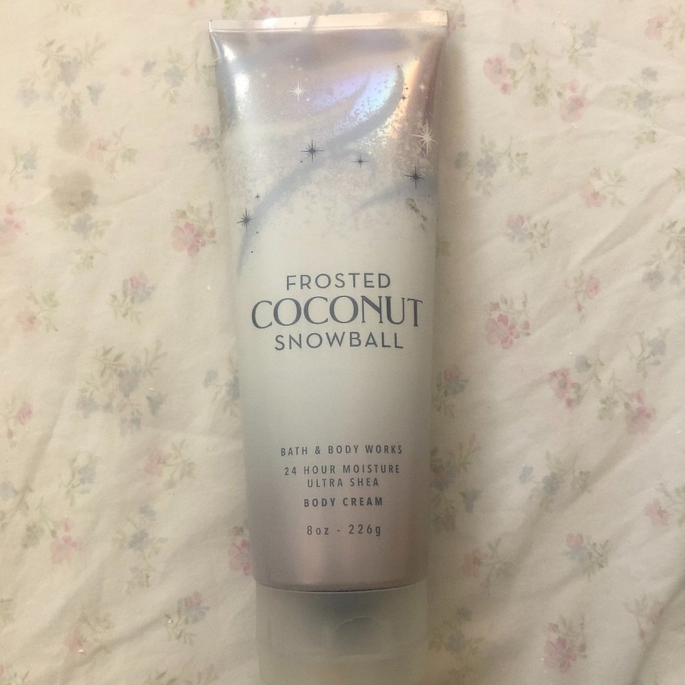 Bath and Body Works Frosted Coconut Snowball Body Cream